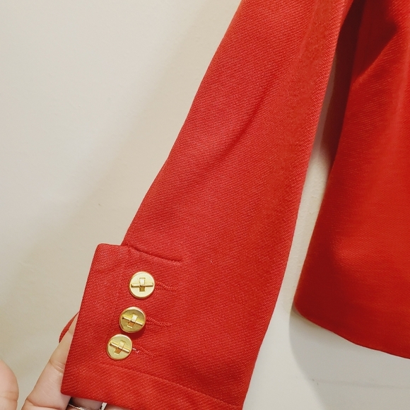 Cabi Vintage women's red short blazer size 6 - Picture 4 of 13